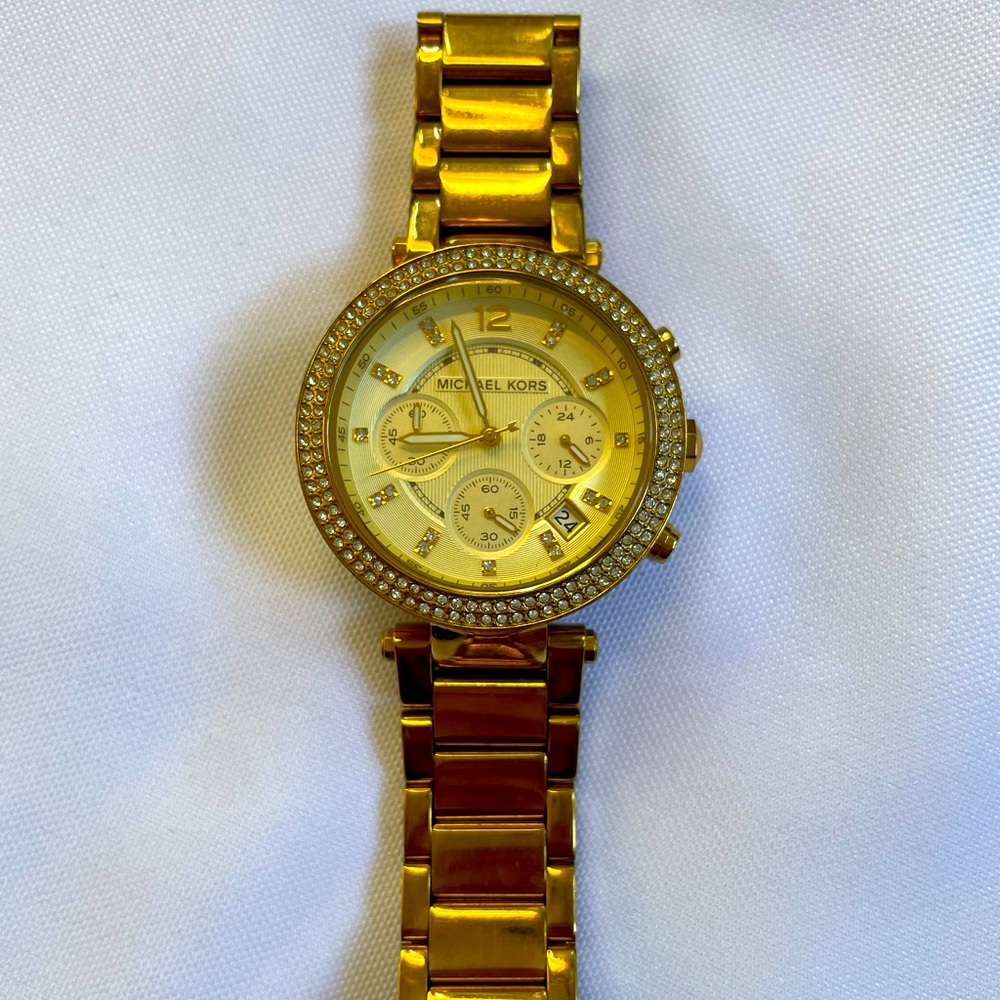 Michael Kors Oversized Parker Rose Gold- Tone Watch
